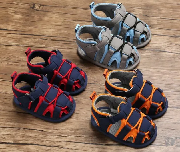 Newborn Baby Boy Crib Shoes Kids First Shoes Infant Summer Sandals Size 1 2 3