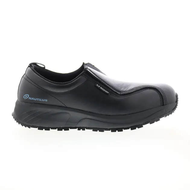 Nautilus Skidbuster Slip On SR Electrical Hazard Mens Black Work Shoes