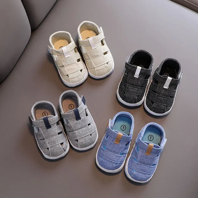 Newborn Baby  Soft Crib Boy Girls Summer Sandals Anti-slip Casual Toddler Shoes