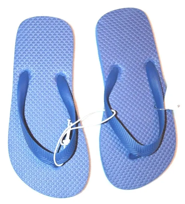 Youth Girls' Marny Navy Blue Thong Beach Slippers Flip Flops #11500 Size 11/12