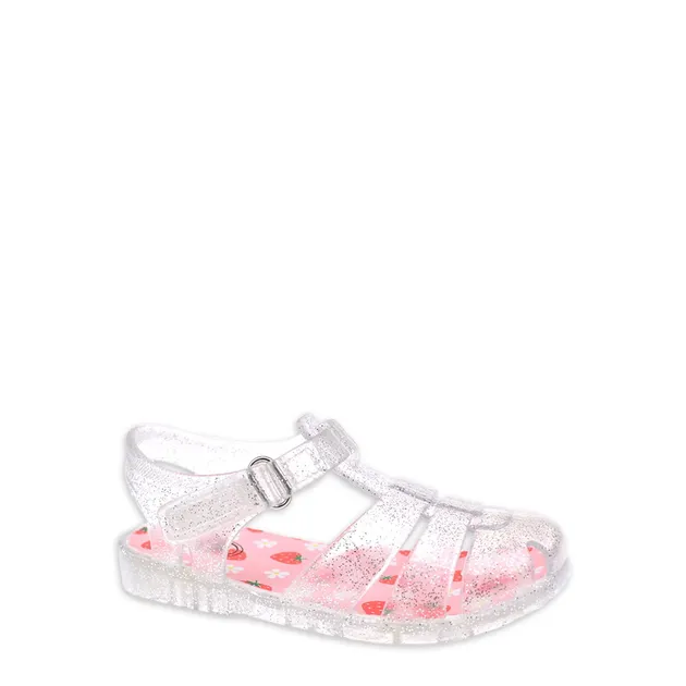 Wonder Nation Toddler Girl's Clear Scented Jelly Sandal Nwt