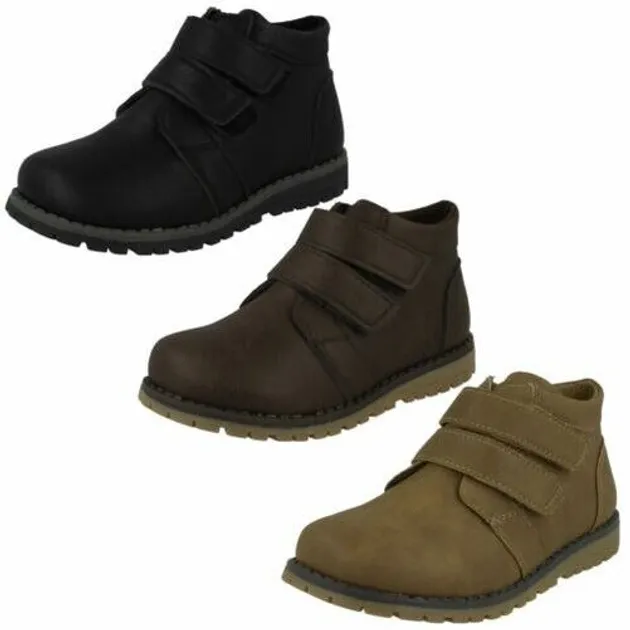 'Boys JCDees' Double Strap Ankle Boots - N2R041