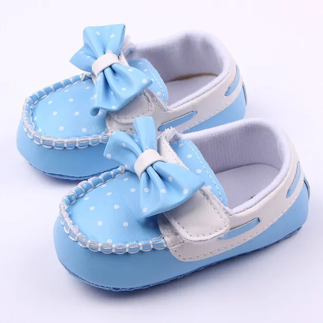 NEW Baby Boy Girl Formal Occasion Soft Sole Shoes, Blue, 0-6-12-18 months