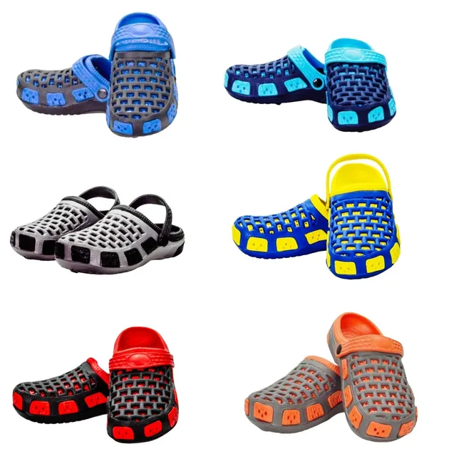 Boys Garden Shoes Children Slip-On Sandals Kid Clogs for Indoor Outdoor Non-slip