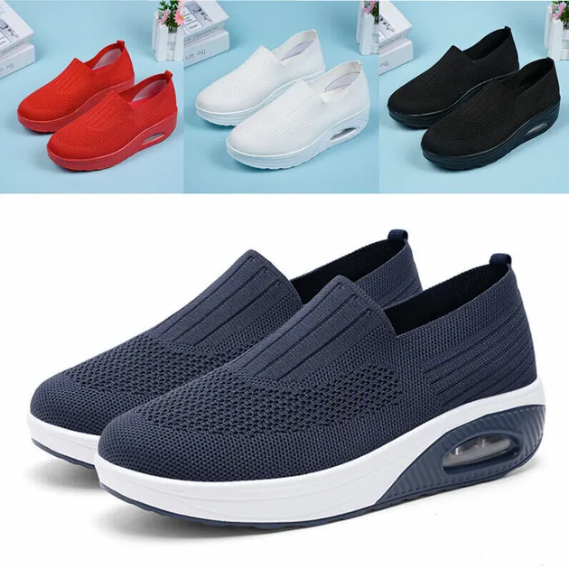 Women's Orthopedic Diabetic Walking Shoes Cushion Sneakers Sport Comfort Shoes