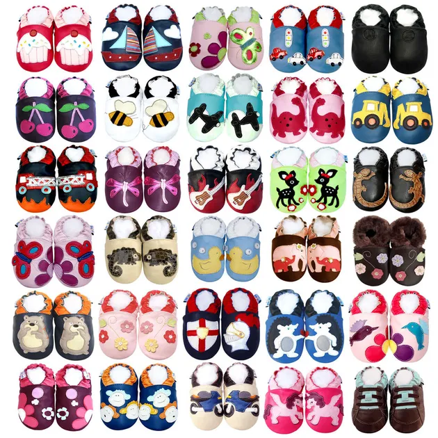 Jinwood Baby Shoes Boy Girl Shoes Infant Toddler Prewalk Soft Sole Booties 0-3Y 