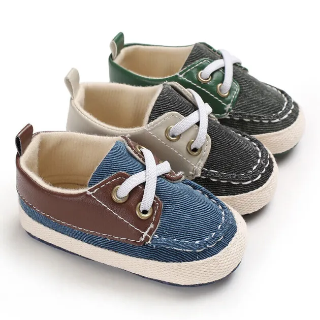 So Comfortable Pre Walking Trainers Newborn Baby Boy Crib Shoes Infant Sneakers