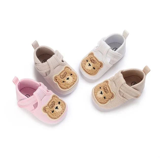 Cute Newborn Baby Boy Girl Crib Shoe Soft Sole Infant Toddler First Step Trainer