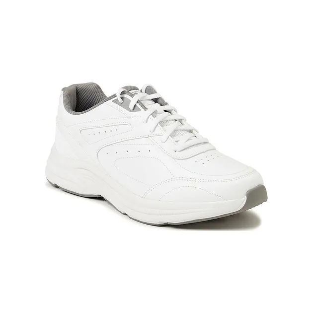 Athletic Works Men's White Memory Foam Athletic Walking Sneakers Shoes: 8-13