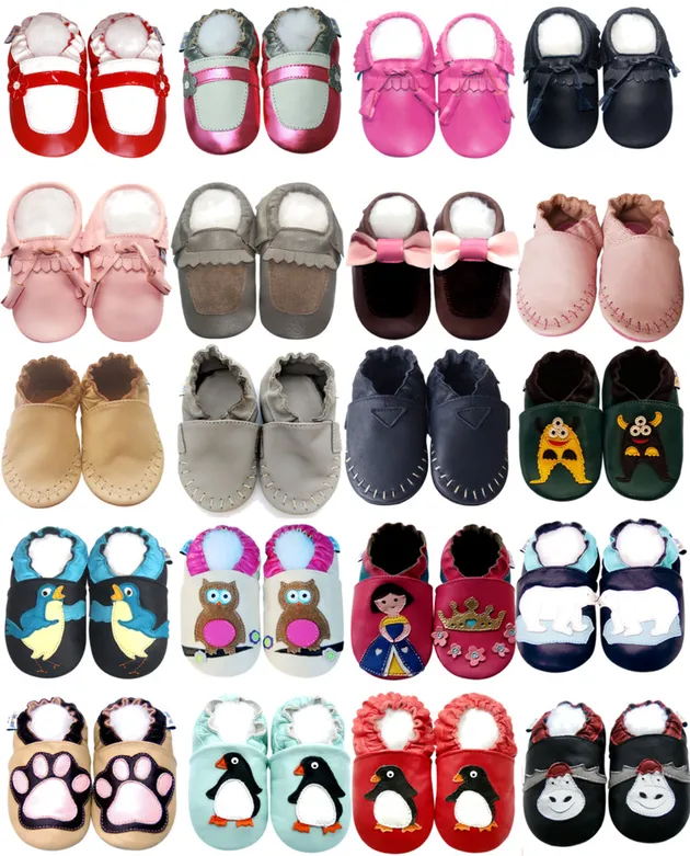 Baby Boy Shoes Kids Girl Cribs Infant Toddler Moccasin Booties 0-3Y