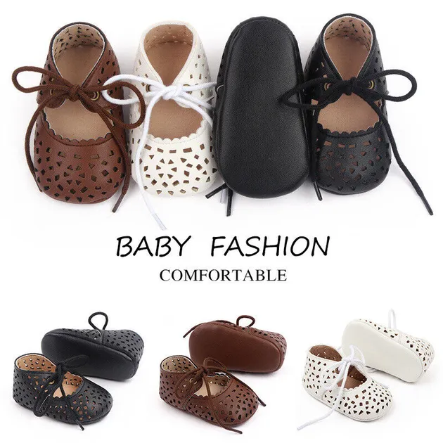 Birthday Gift Baby Girl Crib Shoes Infant Soft Sole First Step Shoes 0-18 Months