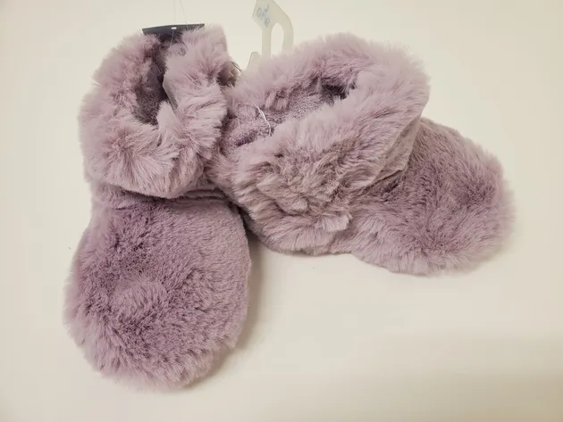 Cat & Jack Girls Faux Dallas Fur Bootie Slippers