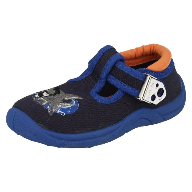 Boys Startrite Navy Canvas Shoes: Surfs Up